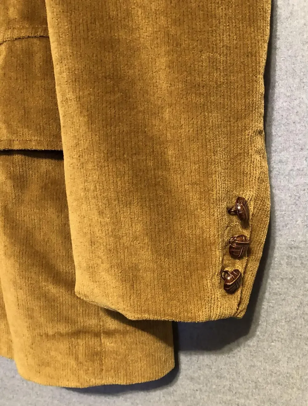 Vintage Jack Daniels Sport Coat Blazer Mens 44 Brown Corduroy Japan Now Jacket